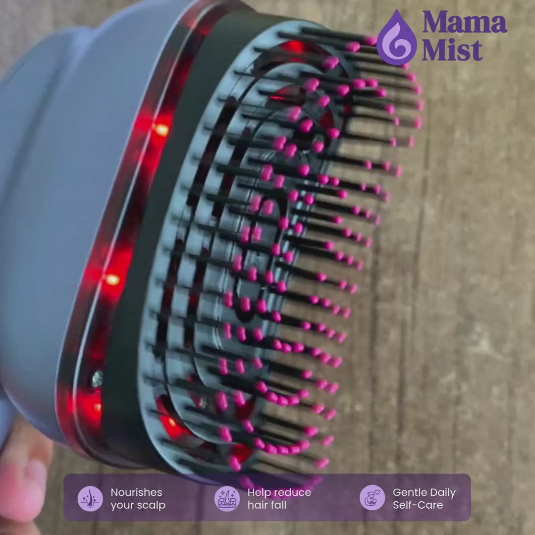 Mama Mist™ Hair and Scalp Care Massage Comb + Serum